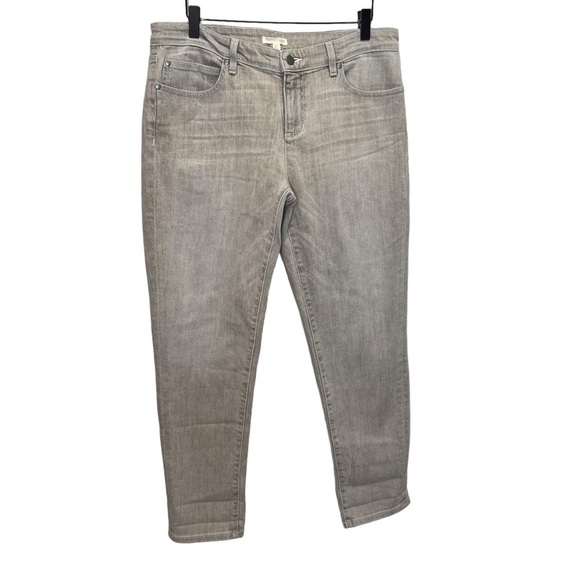 Eileen Fisher Vintage Boyfriend Jeans Organic Cotton Size 10 NWT - Picture 1 of 11